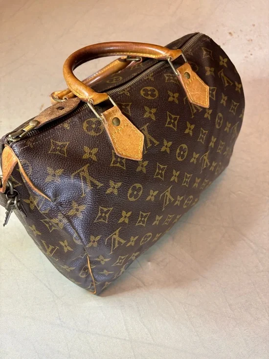 Louis Vuitton Speedy 30 Monogram Canvas Top Handle Bag - EDITED NOT 40 - Picture 6 of 13